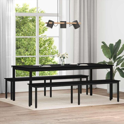  Klupa Crni hrast 200 x 35 x 45 cm Konstruirano drvo Cijene