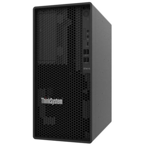  Server Lenovo ST45 V3, AMD EPYC 4464P (12C 3.7GHz 65W), 1x 32GB 5600 MHz ECC UDIMM-A DDR5(max 2), SW RAID, 2x 960GB SSD 3.5″ NHS (max 2), No ODD, 1x 1GB LAN ,500W, Tower 4U, Jam 36 mjeseci Cene