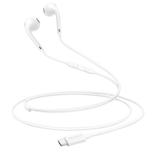 Oem Mayaxess, Žične USB-C slu&scaron;alke z vgrajenim mikrofonom za Fairphone 6, Bela, (5000228821) Cene