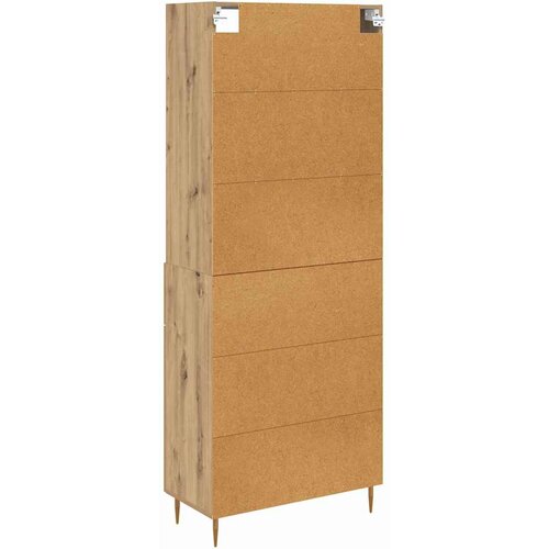  Highboard Umjetnički hrast 69,5 x 34 x 180 cm Konstruirano drvo Slike