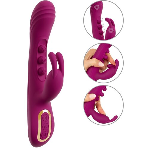 Javida 2 Function Vibrator Squirting Purple Slike