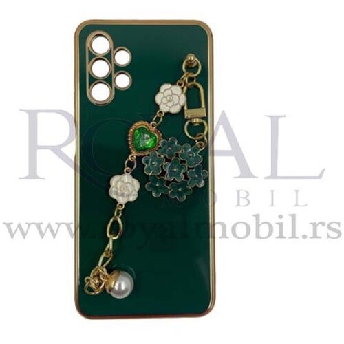  futrola elegant sa priveskom za xiaomi redmi note 11S tamno zelena Slike