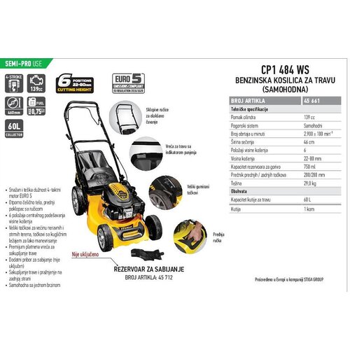FF_Group FF Benzinska kosilica GLM40/124P Cene