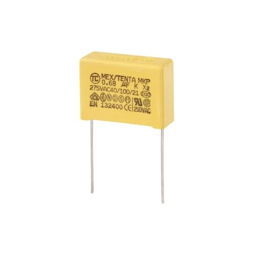 TRU COMPONENTS MKP-X2 MKP-X2 radijski kondenzator za uklanjanje smetnji, radijalno ožičen 0.68 µF 275 V/AC 10 % 22.5 mm (D Cijene