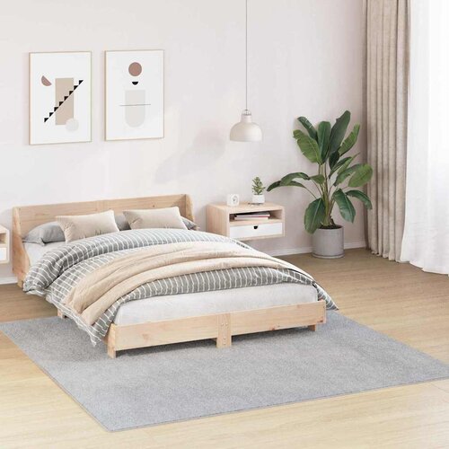  Protuklizni Shaggy Tepih Siva 200 x 200 cm PP Slike