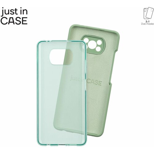 Just In Case 2u1 extra case mix paket zeleni za poco X3 pro Cene