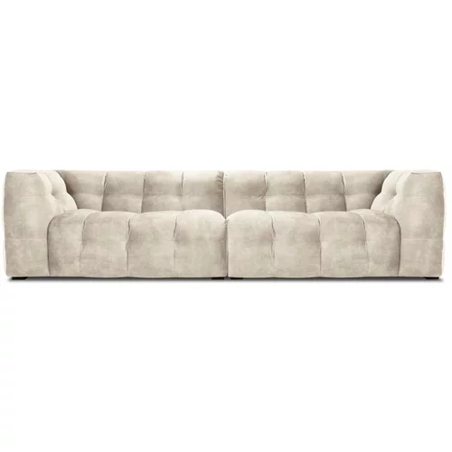 Windsor & Co Sofas Bež žametna zofa Vesta, 280 cm