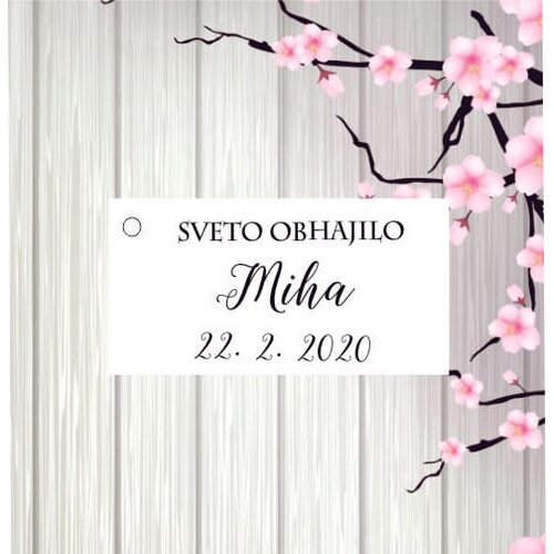  Kartončki za darila  OBHAJILO KAROBH 05 Cene