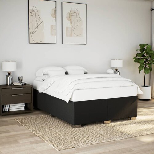  Okvir za krevet bez madraca crni 160x200 cm od tkanine Cijene