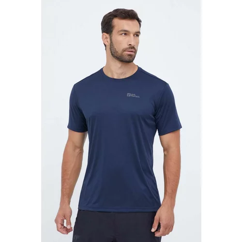 Jack Wolfskin Sportska majica kratkih rukava Tech boja: tamno plava, bez uzorka