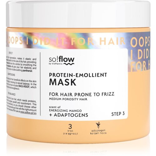 SoFlow Medium Porosity maska za lase proti krepastim lasem 400 ml Slike