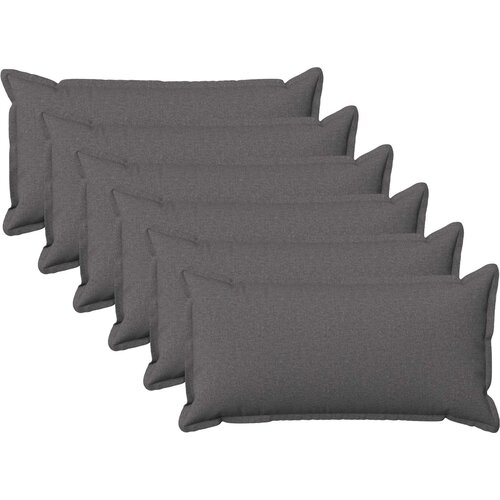  Presvlaka za jastuk 6 pcs HOUTEN Svjetlosiva 40 x 80 cm Cijene