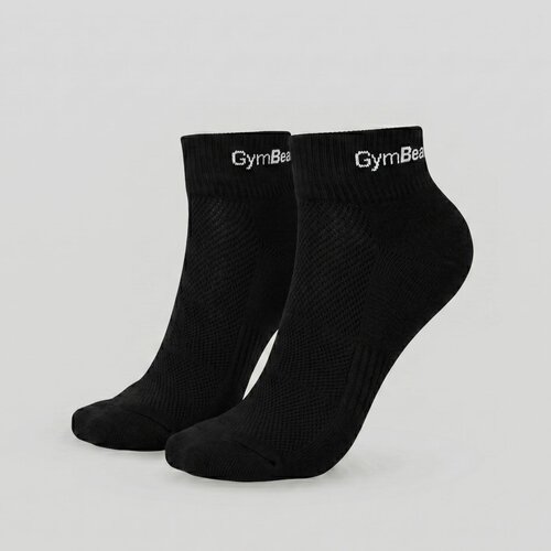 GymBeam Quarter Socks 3Pack Black S Cene