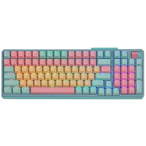 Cooler Master brezžična tipkovnica MK770, Kailh Box V2 Red, PBT, RGB, zelena, US Cene