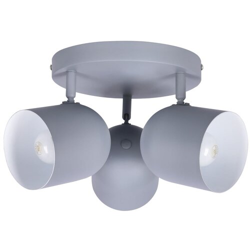 Candellux Lighting svetlo modra stropna svetilka s kovinskim senčilom 32x32 cm azuro Slike