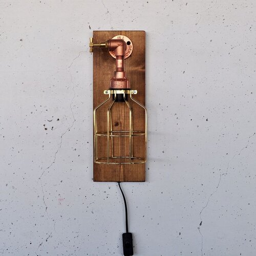 Opviq Pp168 woodenrose gold wall lamp Cene