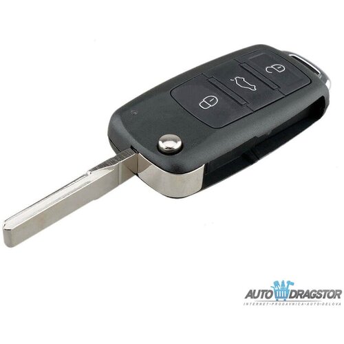 888 Car Accessories kućište oklop ključa 3+1 dugme za vw HU66 novi tip E63-AP000 Cene