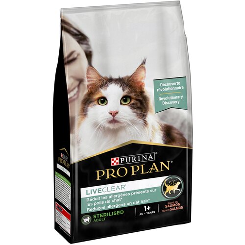 Pro Plan LiveClear Sterilised Adult losos - 1,4 kg Slike