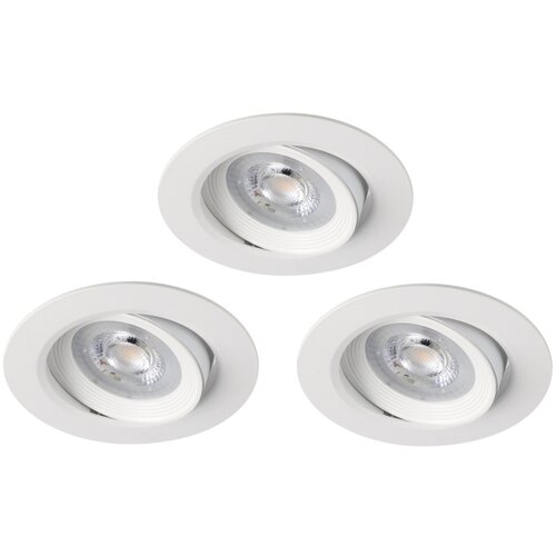 Eglo 31162-SADA 3x LED prigu&amp;scaron;iva ugradno stropno svetlo SARTIANO LED/3,5W/230V IP23 bela Slike