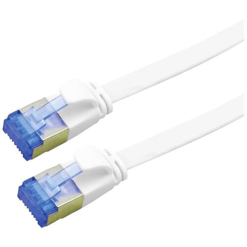 Value 21992165 RJ45 omrežni kabel\, Patch kabel CAT 6a F/UTP 5.00 m bela 1 kos, (20630682) Cene