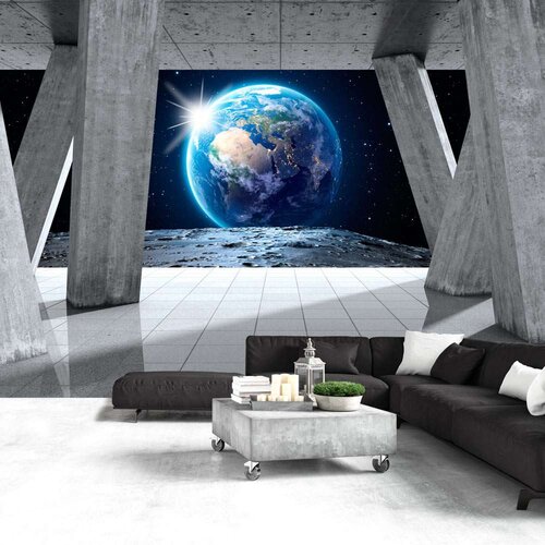  Samoljepljiva foto tapeta - View From the Moon 245x175 Cijene