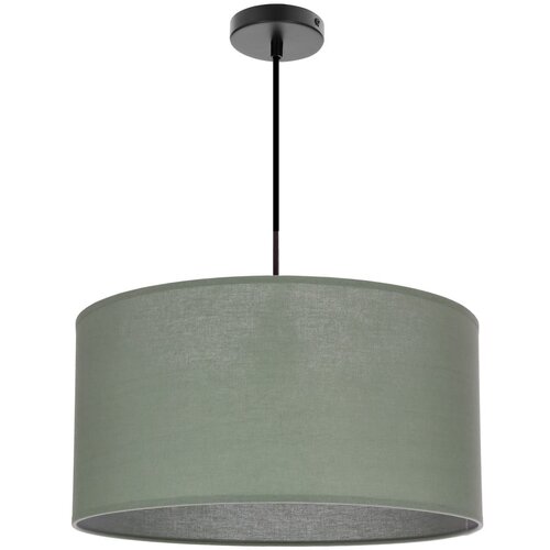 Candellux Lighting Zelena viseča svetilka s tekstilnim senčilom ø 40 cm Shanti – Cene