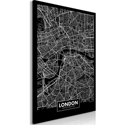  Slika - Dark Map of London (1 Part) Vertical 80x120