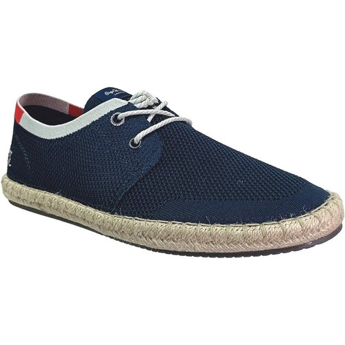 Pepe Jeans Čevlji Derby Tourist sailor knit Modra Slike