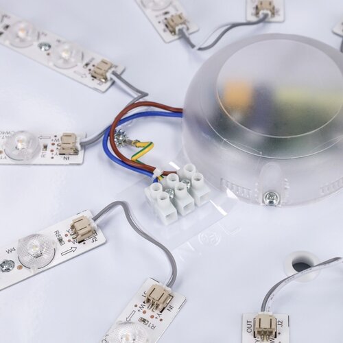  Brilagi - LED prigu&amp;scaron;iva svetiljka PILANA LED/72W/230V hrast/crna prečnik 80 cm + daljinski upravljač Slike