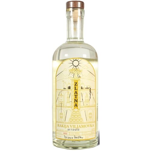 ZLATNA RAKIJA Rakija ZLATNA viljamovka 0,7l Slike