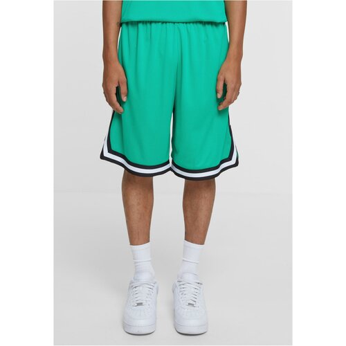 UC Men Men's Stripes Mesh Shorts - Green Cene