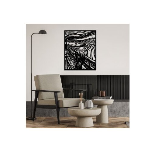 Wallity zidna dekoracija Grido, 45x56cm, Crna Slike
