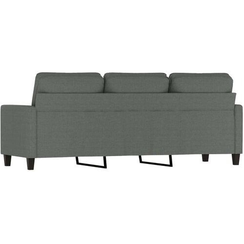 vidaXL Trosjed od tkanine tamnosivi 180 cm Cene