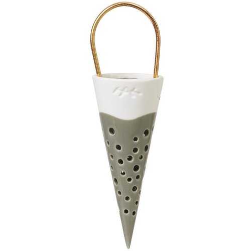 K&amp;auml;hler Design Zelena keramična viseča dekoracija Stožec, vi&amp;scaron;ina 14,5 cm Slike