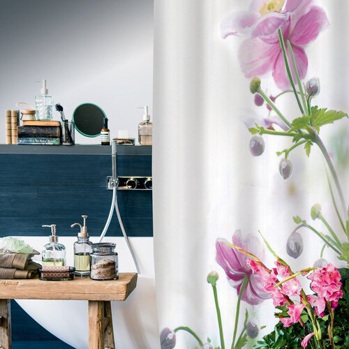 Spirella Zavesa za tu&amp;scaron; 180x200 cm Anemone &amp;ndash; Slike