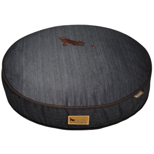 Play Tamno plavi krevet za pse 28x90 cm Round Bed Denim Medieval Blue / Dark Chocolate M &amp;ndash; Slike