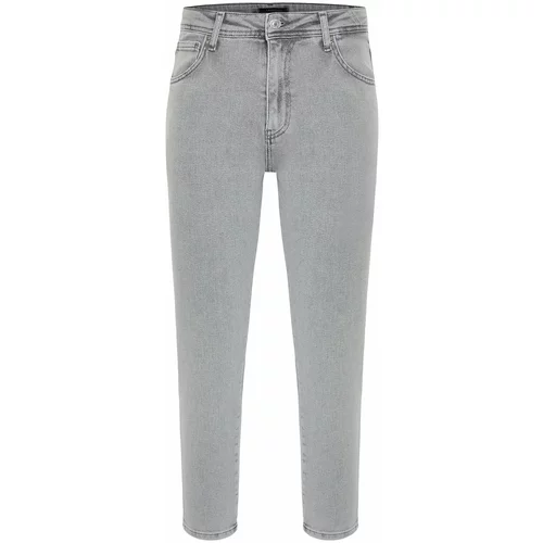 Trendyol Gray Boyfriend Stretch Fabric Jeans Jeans