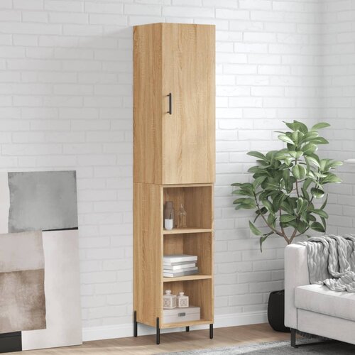 vidaXL Visoka omara sonoma hrast 34,5x34x180 cm inženirski les Cene