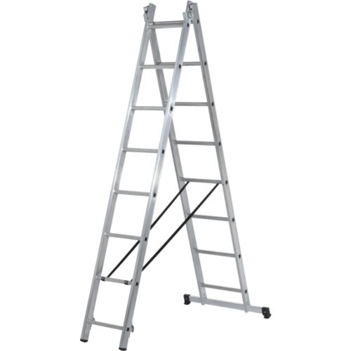 Axial dvodelne aluminijumske merdevine 2x8 / 3,45m Cene