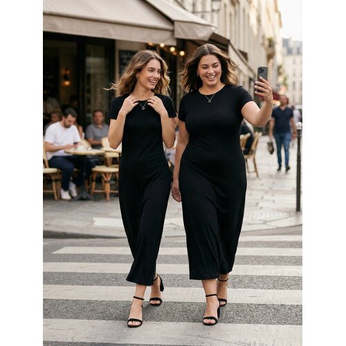 Sinsay Midi haljina s čipkom i mje&amp;scaron;avinom viskoze Slike