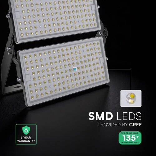  LED reflektor LED/500W/230V 4000K IP65 siva Slike