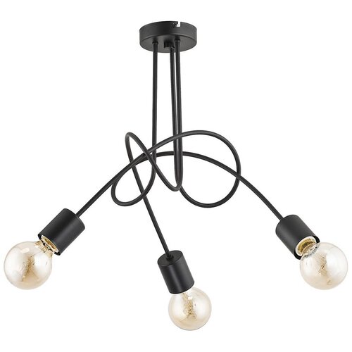  Plafonski luster TANGO 3xE27/15W/230V, crni Cene