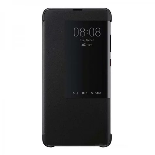 Huawei original preklopna torbica Smart View za Mate 20 črn z okenčkom