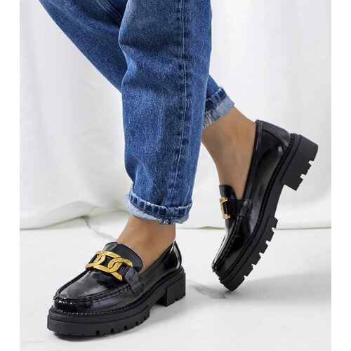 Gemre Black platform loafers Dorland Cene