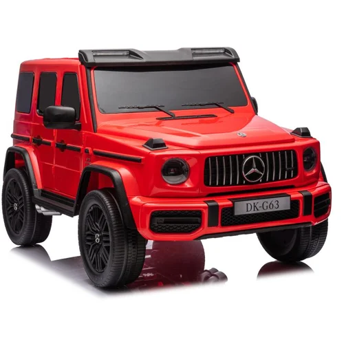  Licencirani auto na akumulator Mercedes G63 XXL 4x4 - dvosjed - crveni