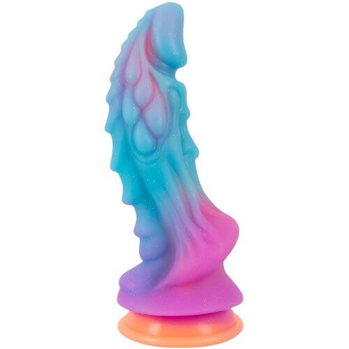 OV-Grosshandel Beasty Cocks - vanzemaljski silikonski dildo (plavo-narančasto) Slike