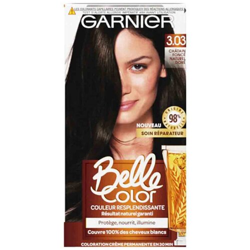 Garnier Barve za lase Belle Color Permanente Haarfarbe - 3.03 Châtain Foncé D Siva Cene