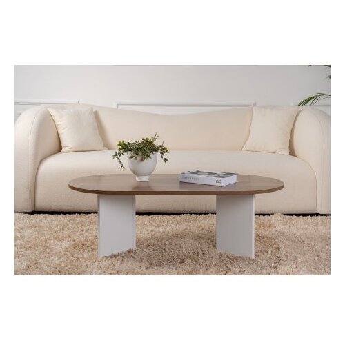Hanah home sto za dnevnu sobu sable walnut white Slike