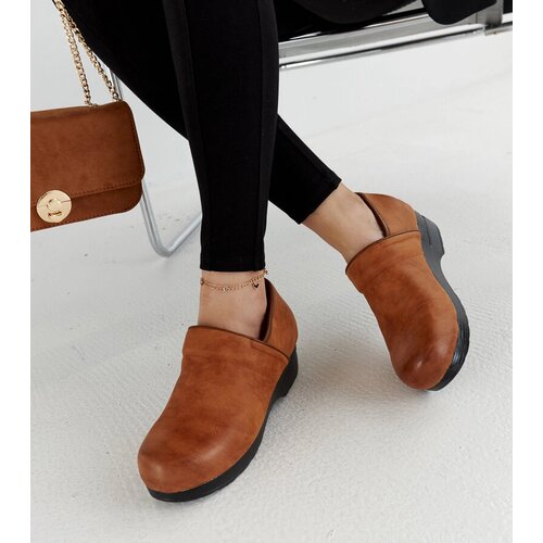 Gemre Brown platform derby shoes Montoro - warm brown Cijene