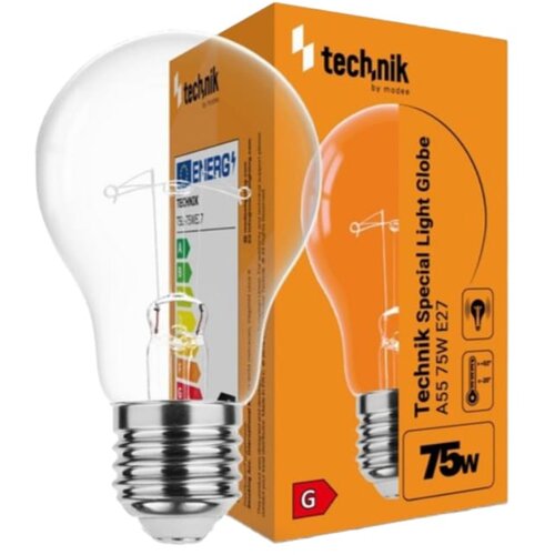 technik bistra sijalica sa užarenim vlaknom 75W E27 2700K A55 Cene